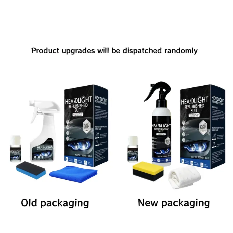 Headlight Restoration Kit – Restore Cloudy & Yellowed Headlights