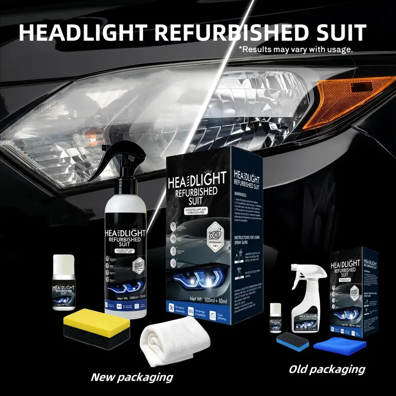 Headlight Restoration Kit – Restore Cloudy & Yellowed Headlights