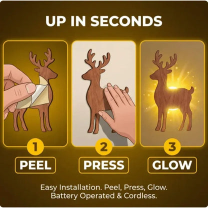 🎅🦌Reindeer Sleigh Press On