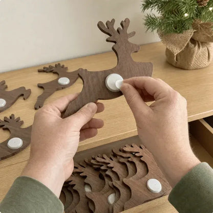 🎅🦌Reindeer Sleigh Press On