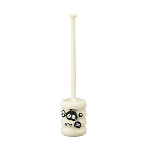 Cute pet sticker toilet cleaning brush
